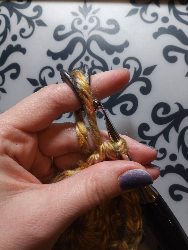 Bulky Yarn Guide Ring Tension Ring Crochet Ring Knitting Etsy