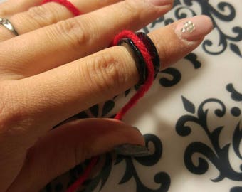 Yarn Burn Ring, Fyberring, Tension Ring, Crochet Ring, Knitting Ring 