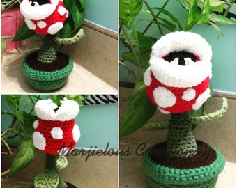 Piranha Plant Crochet  Pattern