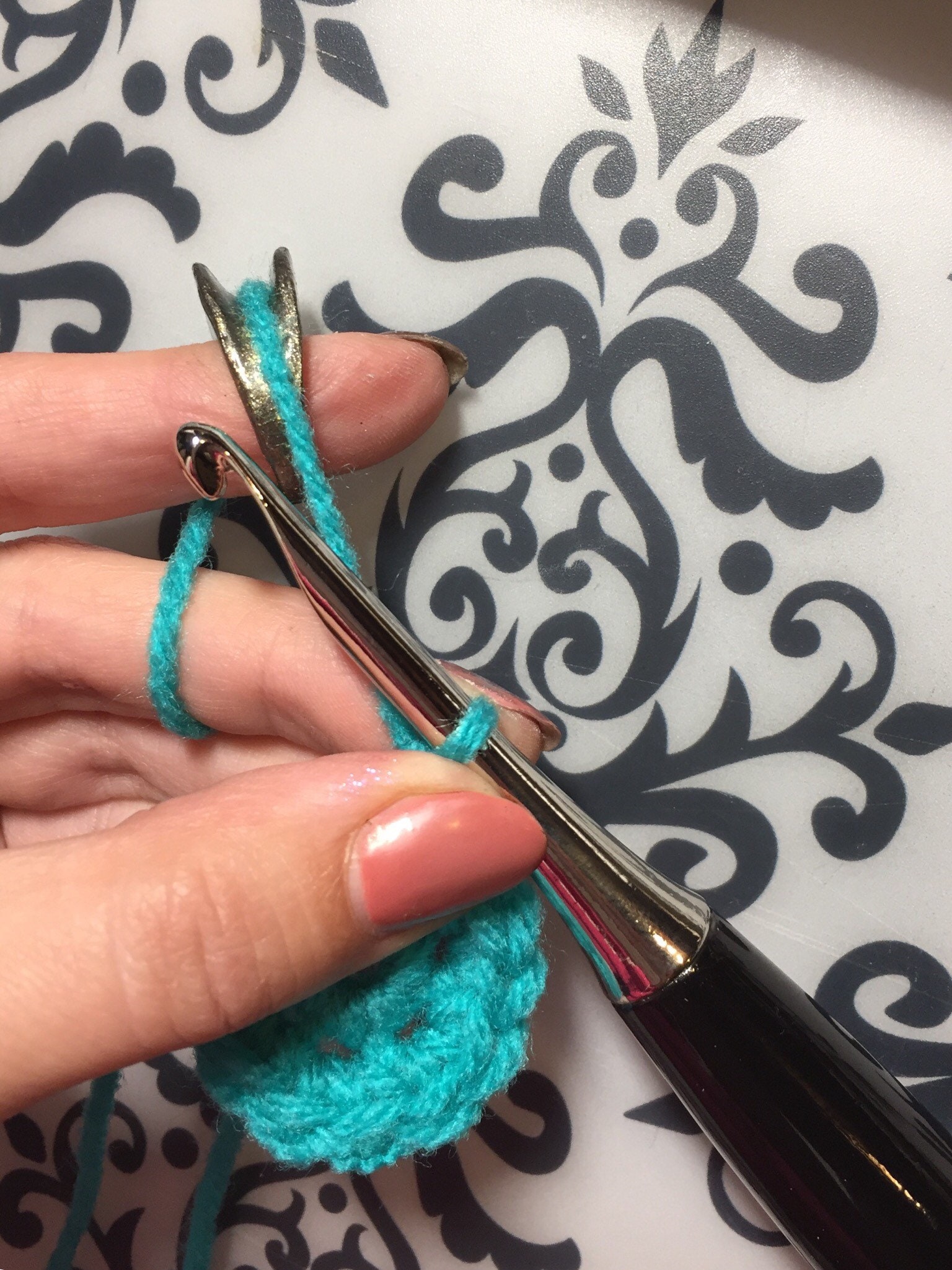 Yarn guide ring tension ring crochet ring knitting ring Etsy