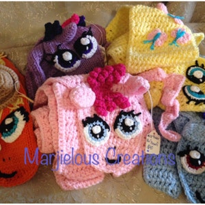 MLP Cute Pony scarf Crochet Pattern