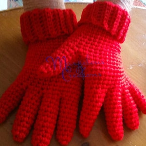 Bottoms up gloves crochet pattern image 3