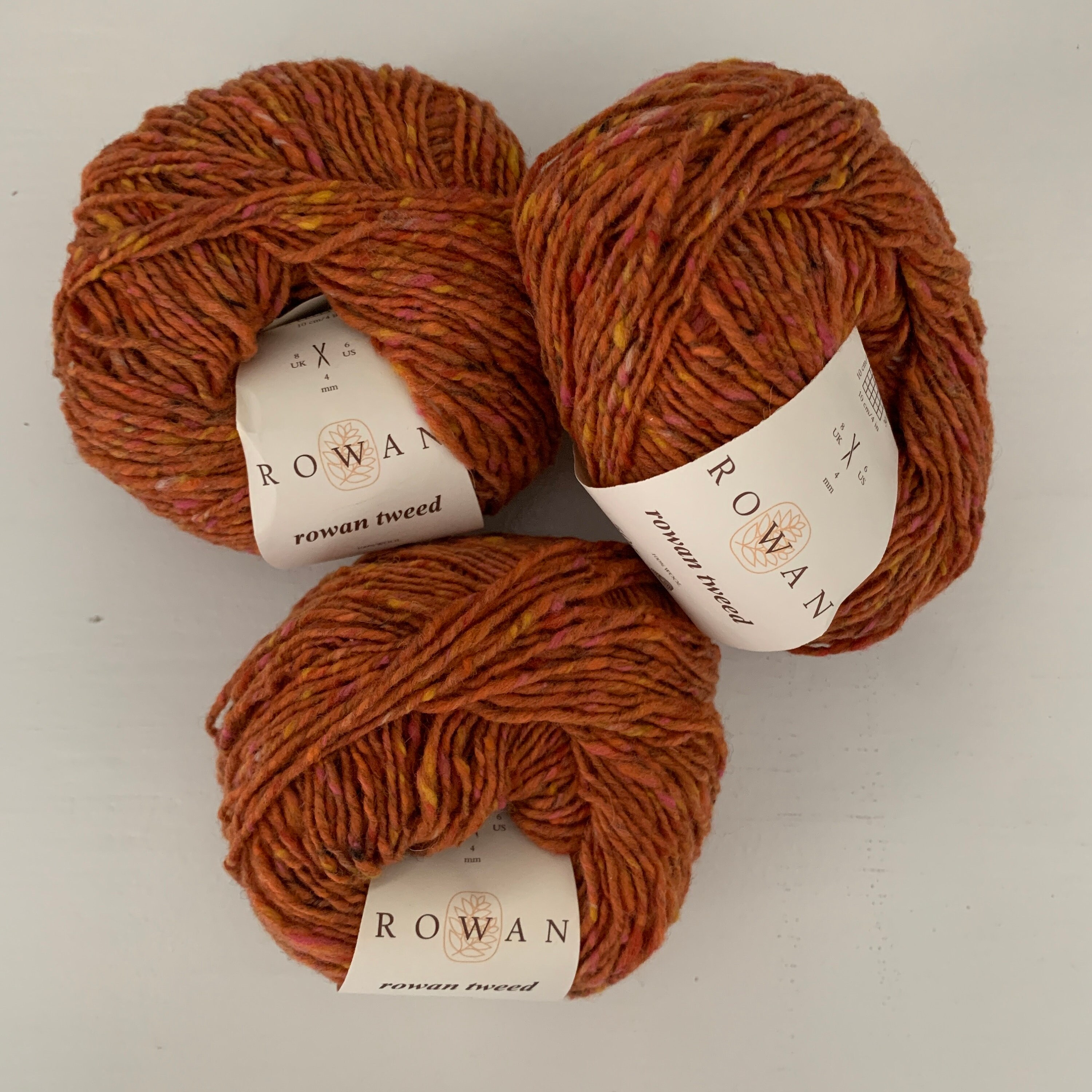 100% Wool Colourscape Chunky Knitting Yarn - Bracken Brown Shade 100G HANK