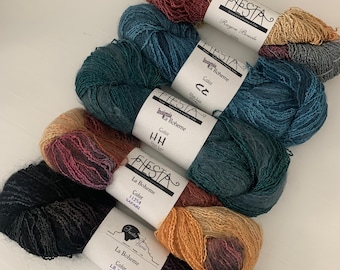 Fiesta's Signature Yarn La Boheme and Insignia La Boheme
