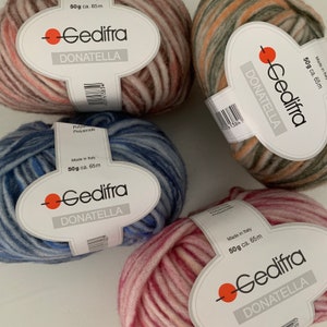 Gedifra Donatella Multi Color Bulky Yarn
