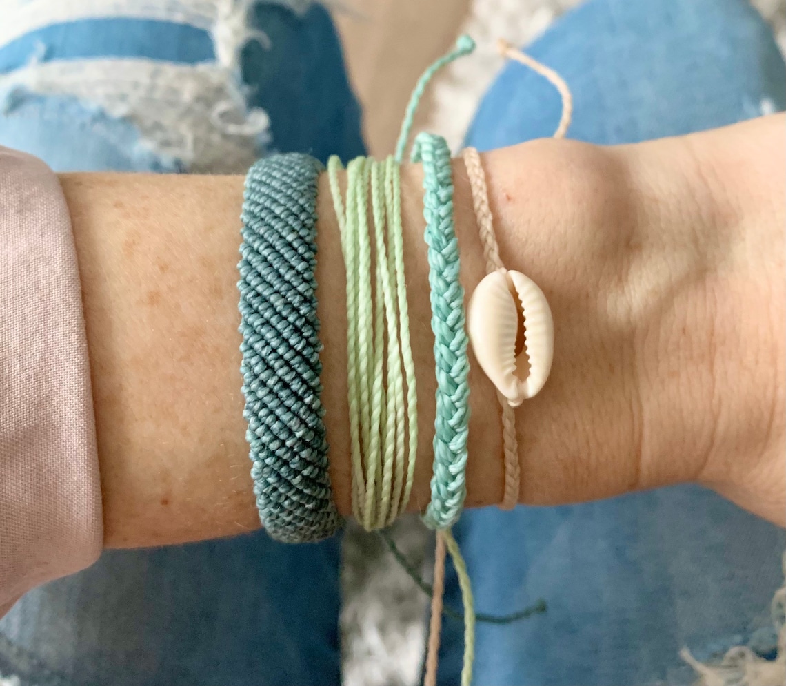Stackable Wax Cord Bracelets Etsy