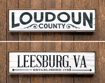 Hometown Signs - Loudoun County Collection