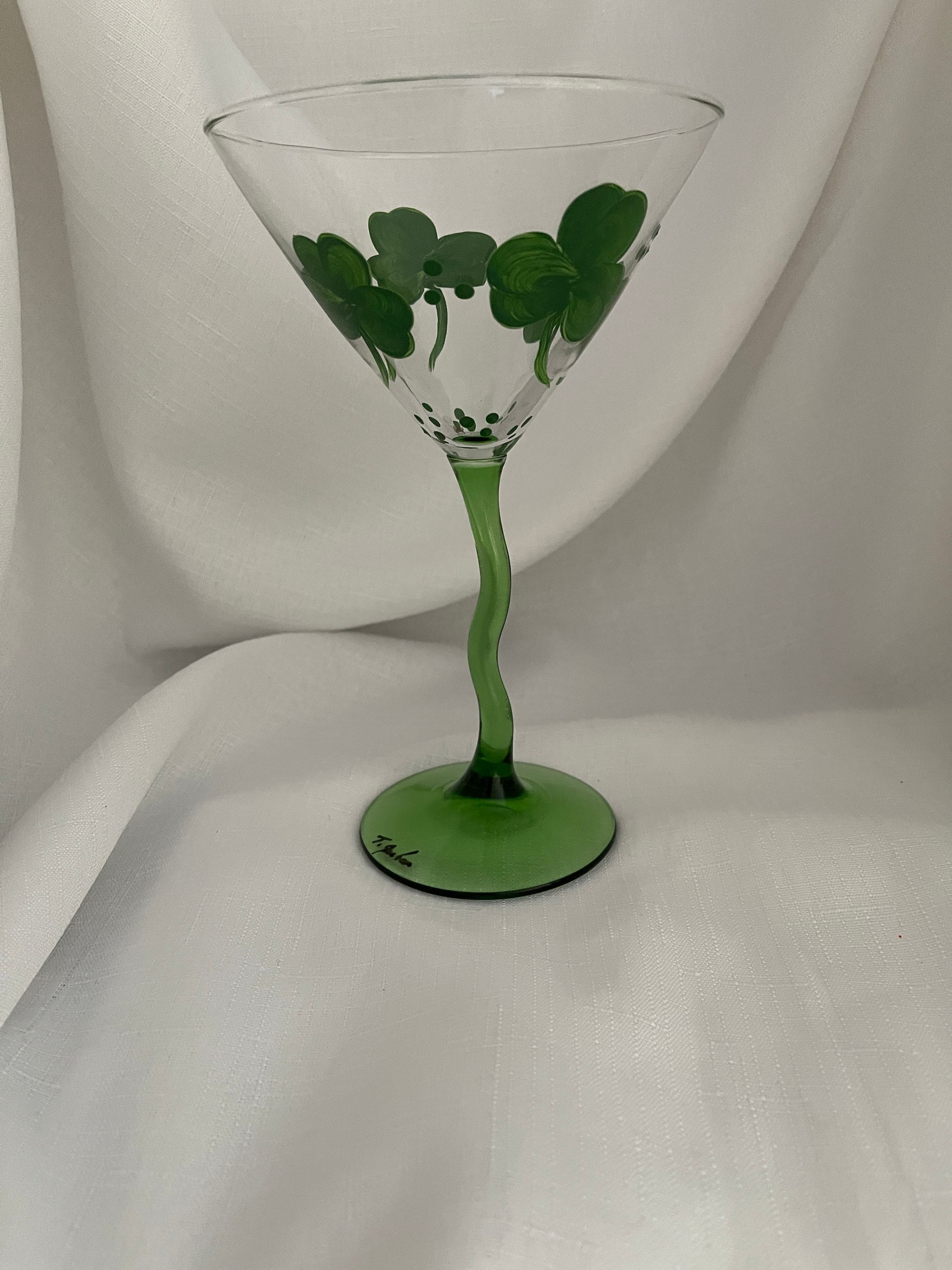 Handcrafted Crooked Stem Wine Glass