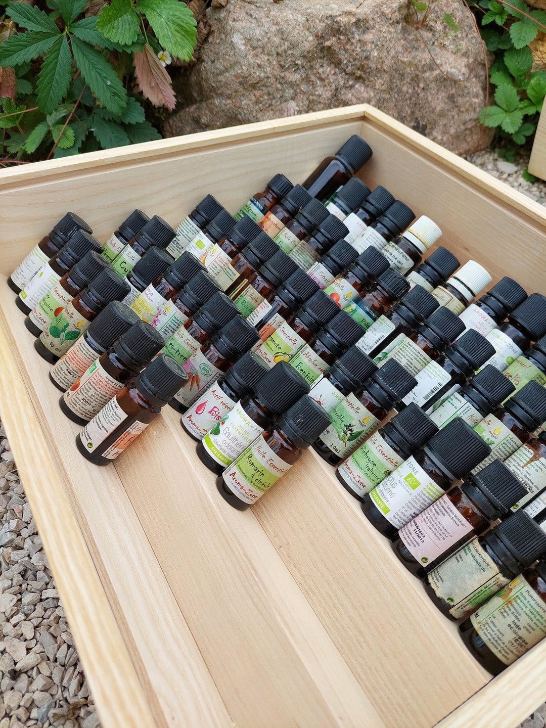 Wooden Box for Essential Oils Etsy