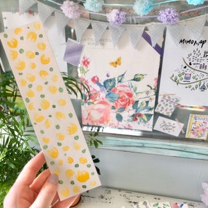 Original Watercolor Buttercup Bookmark