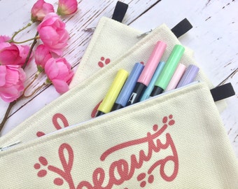 Pencil Pouch Floral "Beauty"