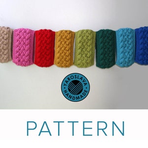 PATTERN LISTING - Simone Headband - Twist, Wrap - Cable Knit Pattern / PDF Knit Headband Pattern / Knitting Instructions / Ear warmer