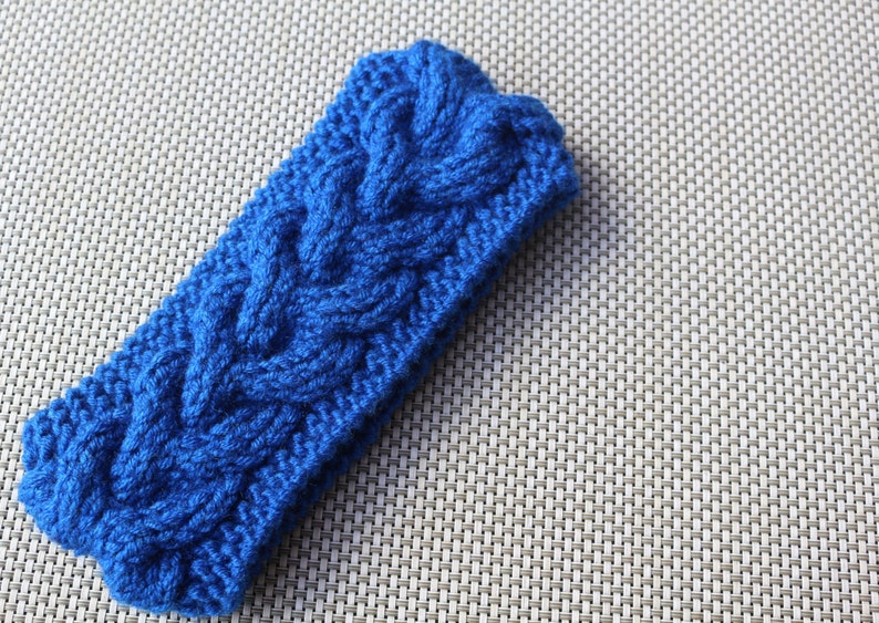 PATTERN LISTING Headband Twist Wrap Cable Knit Etsy