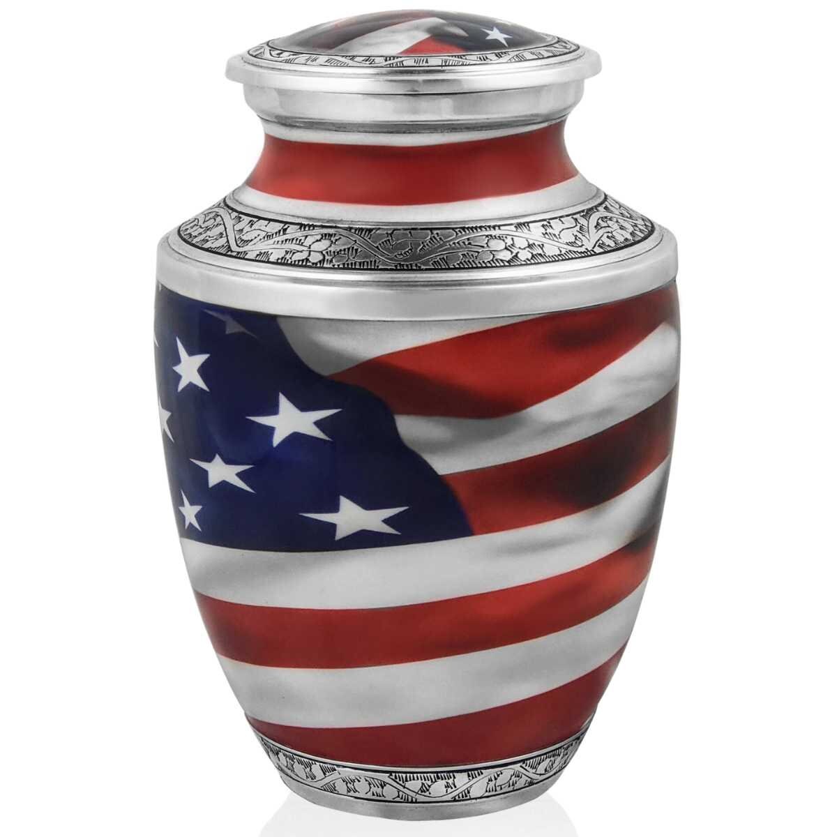 American Flag Urn for Ashes