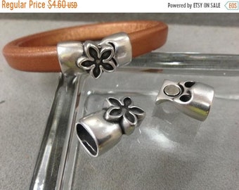 On Sale Now Magnetic Plug Bullet Clasp For 10x6mm LICORICE Leather Antique Silver C584 Qty 1