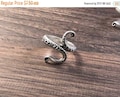 25% OFF Beautiful Greek Snake Adjustable Pewter Ring - Antique Silver - Z5232 - Qty 1