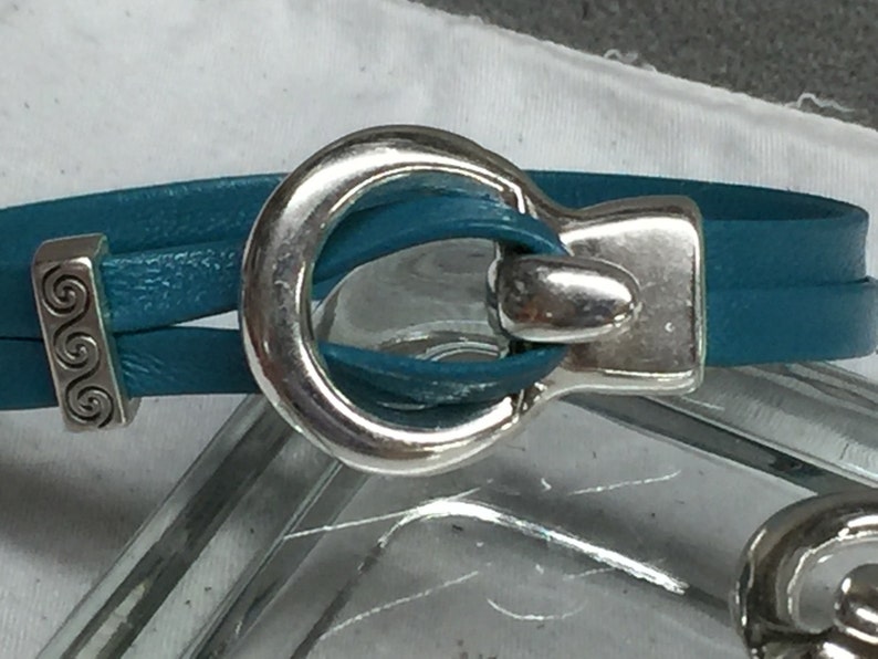 For Flat Leather Cord Up To 5mm Silver C1100 Qty 1 On Sale Now Open Hook All in One Clasp