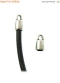 On Sale Now Zamak Cord Ends - For Use With Leather Cord Up To 5mm Ant Silver C1187 Qty 2 Sets