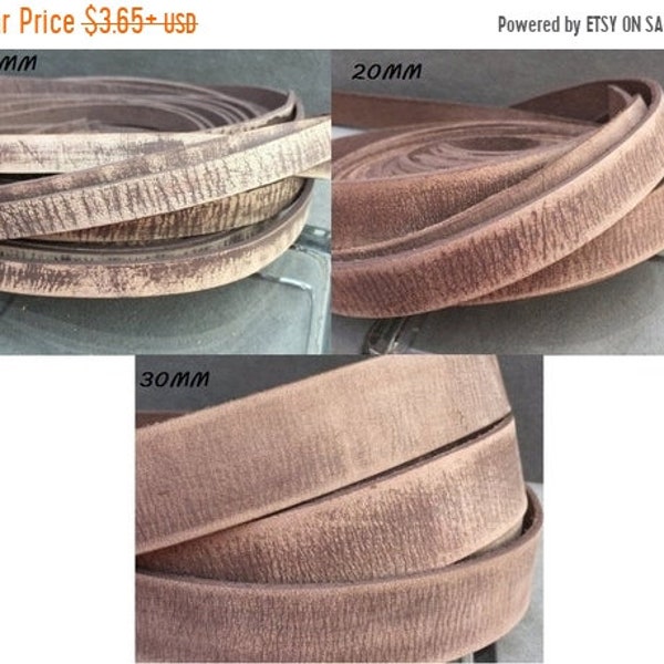 25% OFF New Best Quality Buffalo Leather Cord - Pre-Cut - Distressed Taupe - Your Size Choice