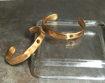 Beautiful Zamak Cuff Bracelet For Interchangeable Snaps / Pops Gold Z2718 Qty 1