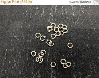 25% OFF GENUINE 925 Sterling Silver 3.7mm Open Jump Rings - 20 Gauge - Qty 25 - SS17