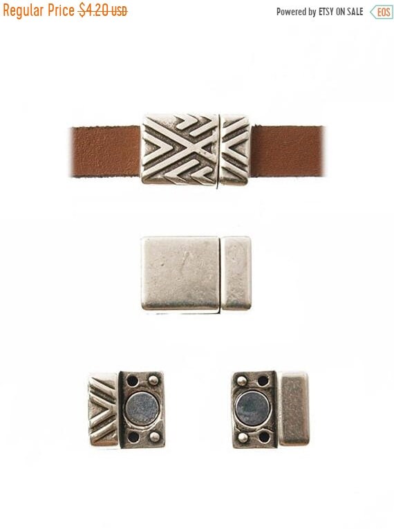On Sale Now Tribal Embossed Strong Magnetic Clasp - For Use With Leat…