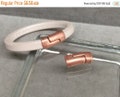 25% OFF New Very Strong Curved Magnetic Clasp For ALL 10x6mm Licorice Leather Cords Antique Copper C847 Qty 1