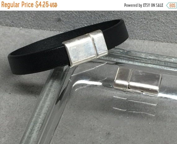 On Sale Now Zamak Smooth Squared Magnetic Clasp - For Use With 10mm L…