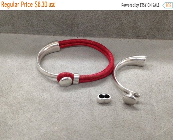 On Sale Now Button Top Half Cuff Bracelet Set For Up To 4mm Round Cor…