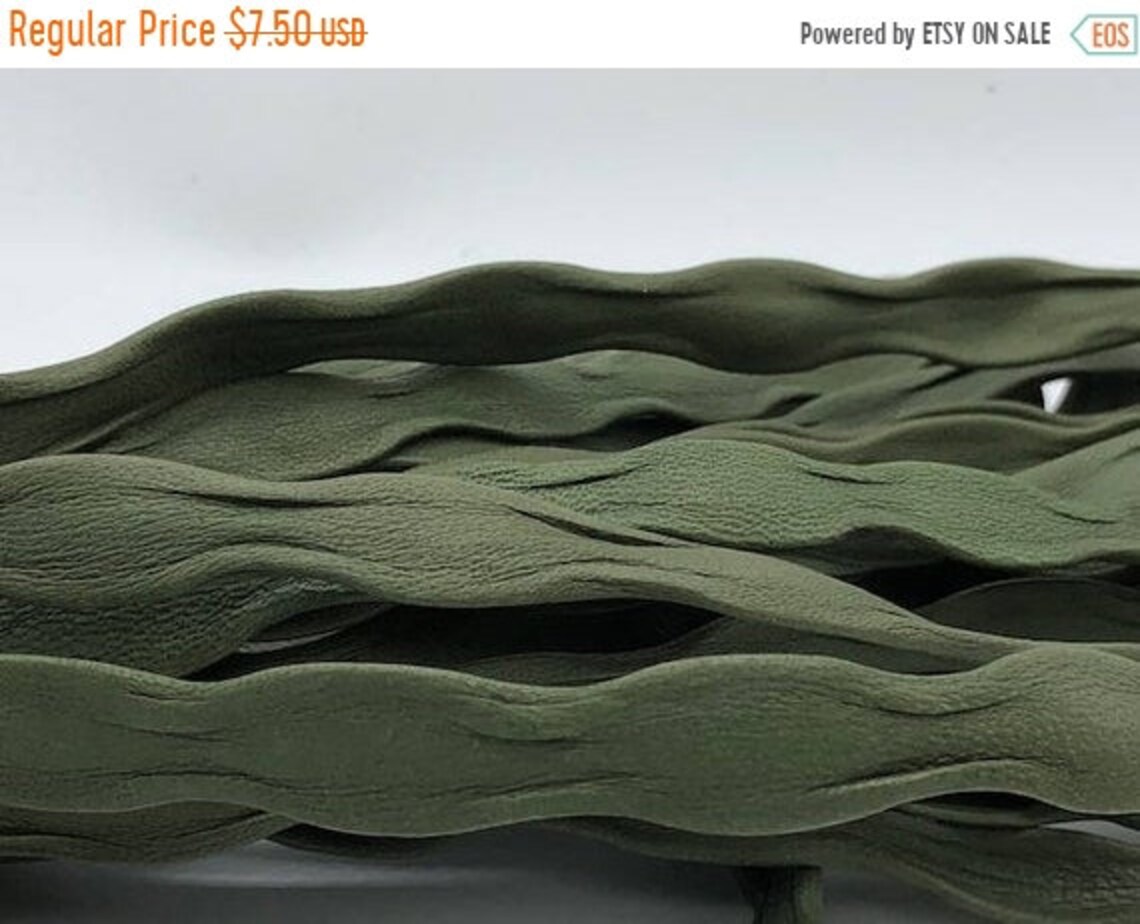On Sale Now 2 Feet 24 inches 12mm Flat Wave Nappa Leather