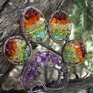 MADE TO ORDER: "Rainbow Bridge" Pet Animal Lover In Memory Paw Print Tree of Life Wire Wrapped Ornament Sun catcher Gift