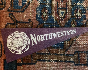 1950's Small Northwestern University Felt Pennant