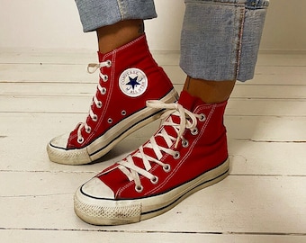 80's/90's Red Converse All Star | size 7