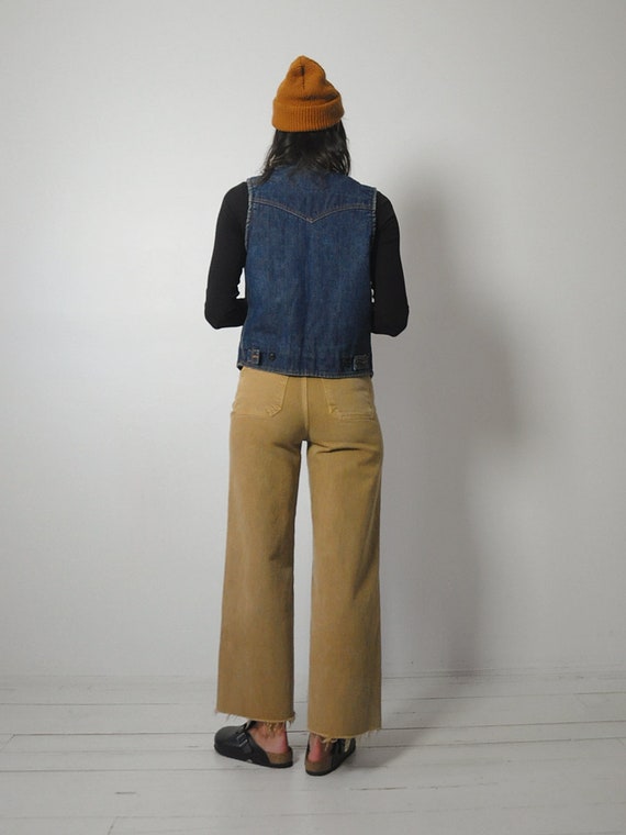 1970's Lee Storm Rider Denim Vest - image 5