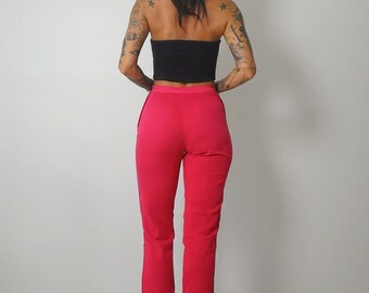 cigarette trousers side zip 1950's Side Zip Cigarette Pants