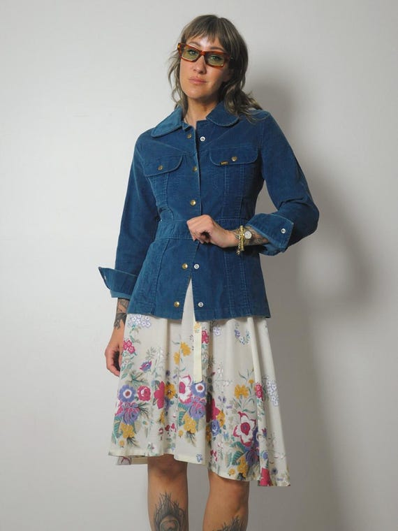 1970's Fitted Corduroy Lee Jacket - Etsy