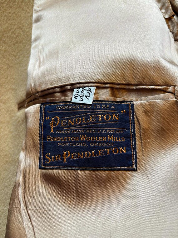 Tan Pendleton Iconic Wool Peacoat - image 13