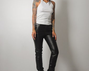1990's Gucci Leather Pants W/ Tags - Etsy