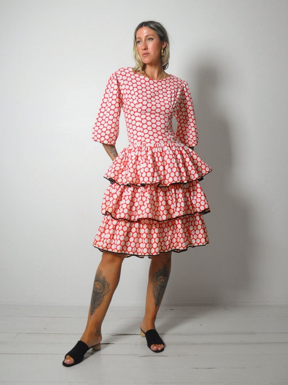 1960's Lucy Polka Dot Dress - image 2