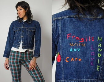 1970's Handle with Care Jean Jacket