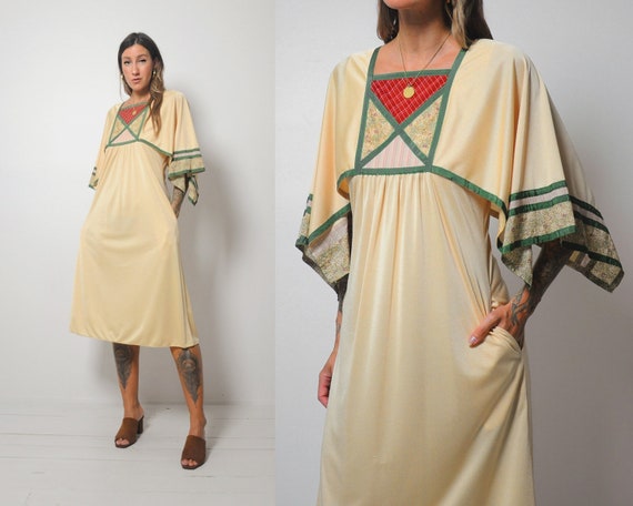 70's Apolline Patchwork Dress