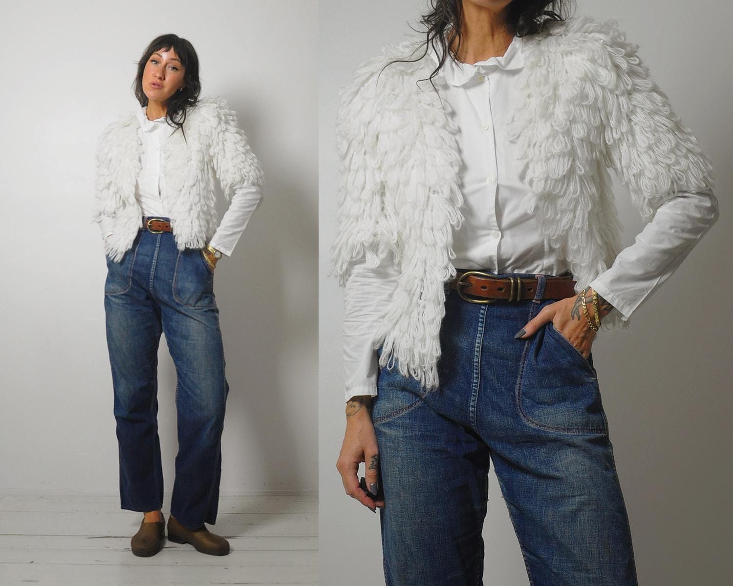 Shaggy Cardigan - Etsy Shaggy Cardigan - Etsy