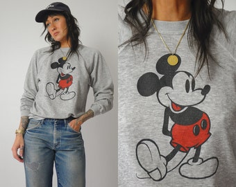 1980's Tri-Blend Mickey Crewneck