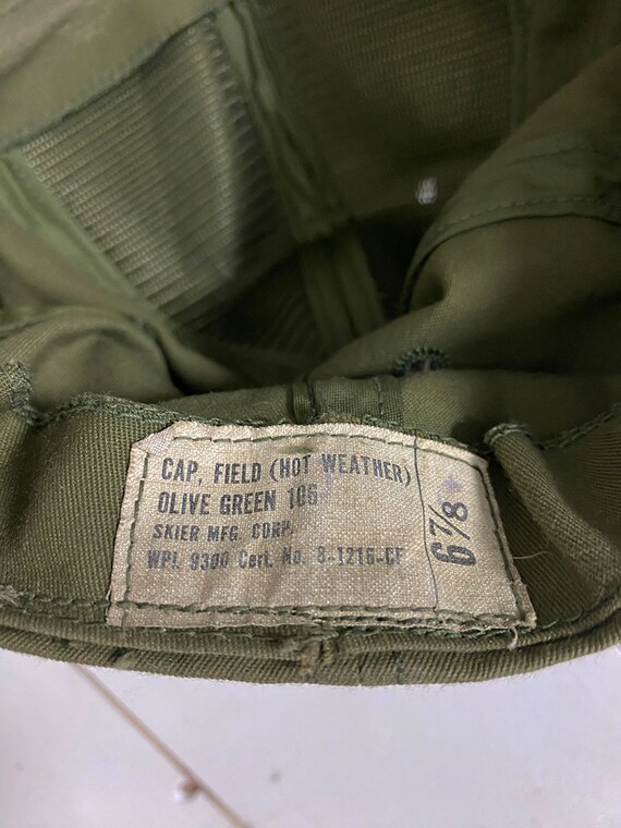 1970's Military Issue Field Cap - Etsy