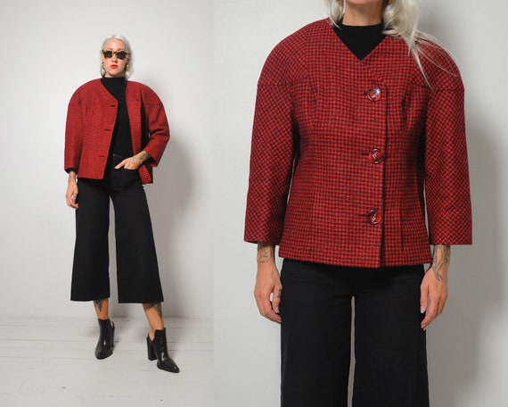 60's Galanos Round Shoulder Blazer