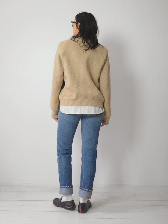 1960's Checkered Suede Cardigan - image 6