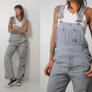 1970's Hickory Stripe Oshkosh Overalls - Etsy