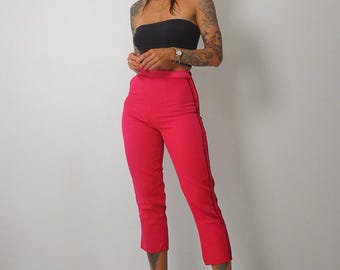 1950's Side Zip Cigarette Pants