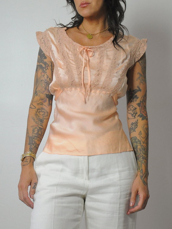 1930s Nadine Silk Blouse