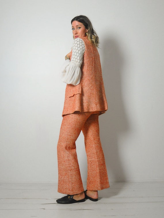 1960's Wool Tweed Pant Suit - image 3